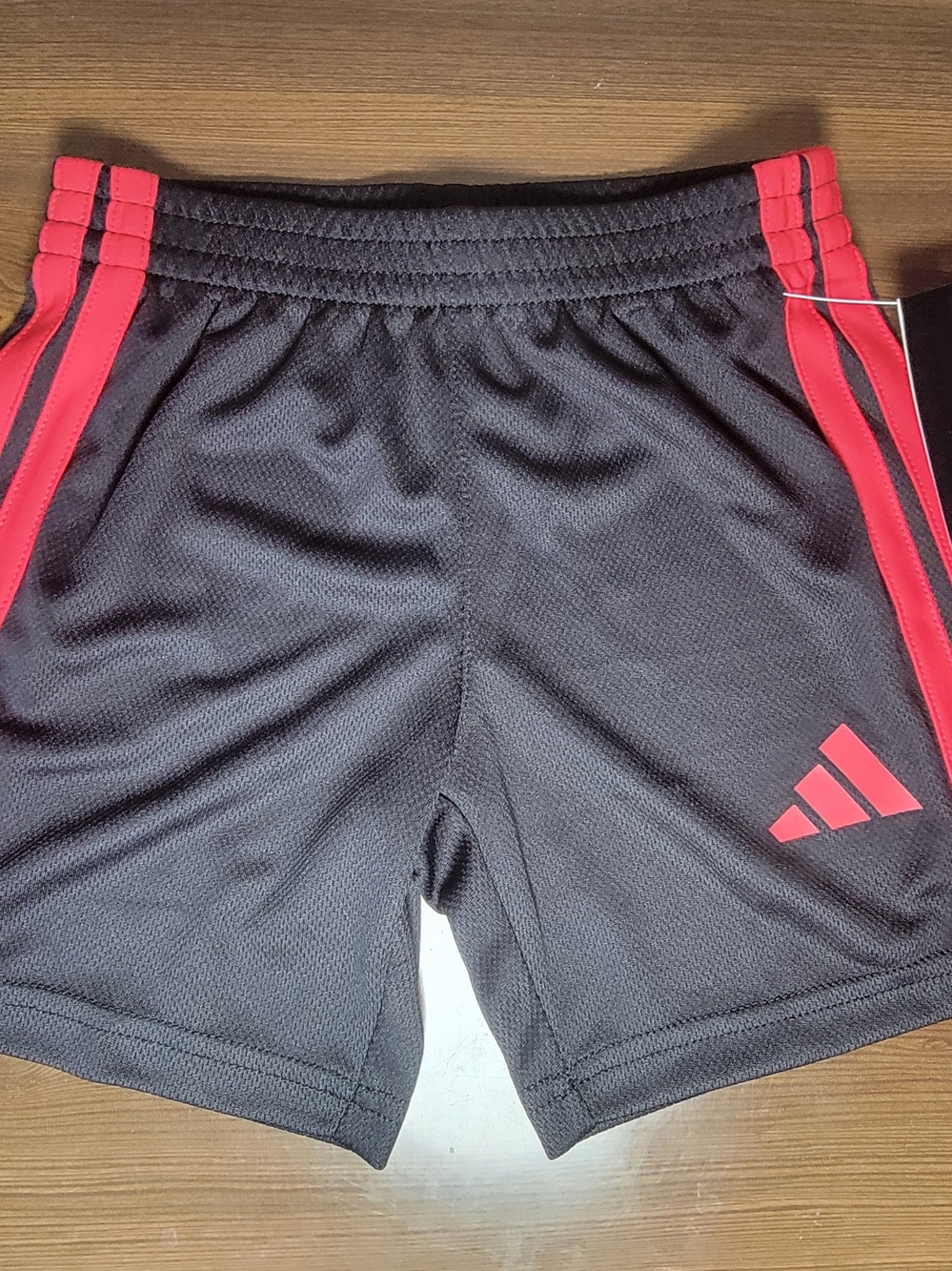 Adidas Essentials 3-Stripe Shorts - Size 4 Little Kids